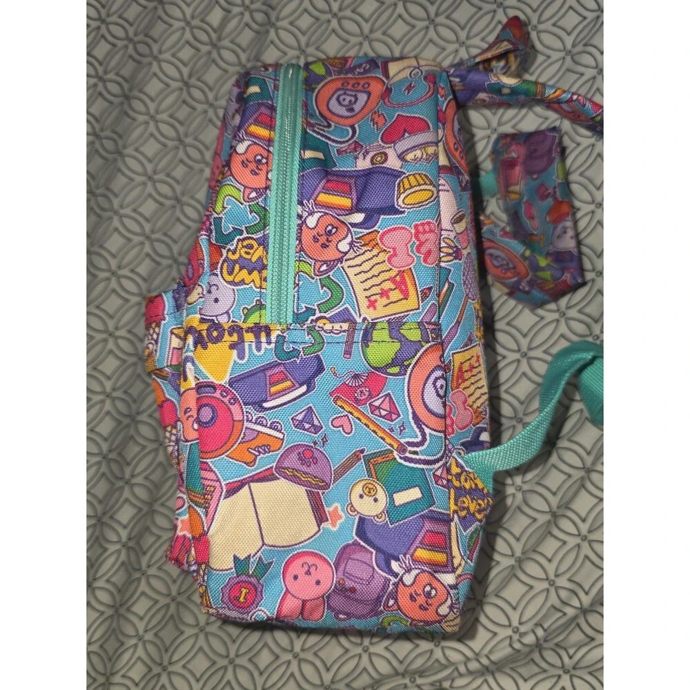 NWOTLoungefly Disney parks school themed canvas mini backpack bookbag purse bag